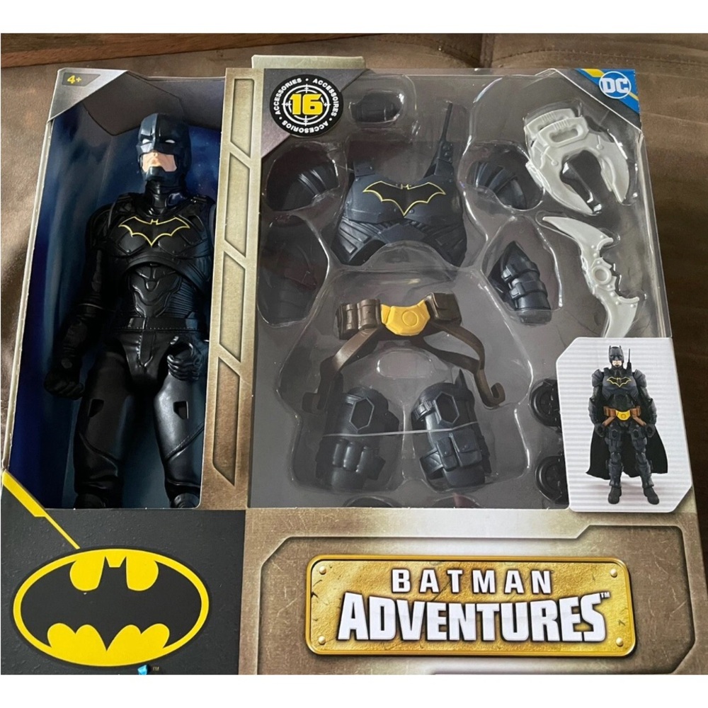 Batman Adventures Action Figure Set - Black and Gold